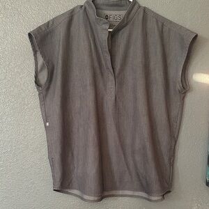 Figs Women's Charcoal Blouse